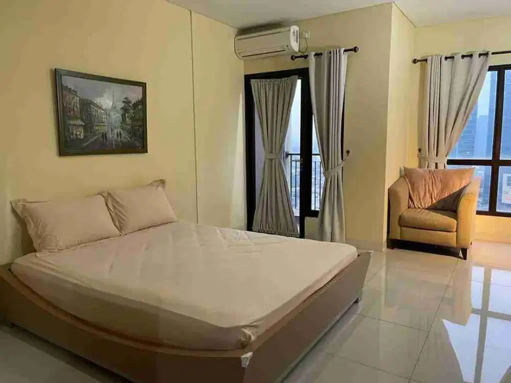 Apartemen Studio Big Size Tamansari Semanggi - Minimal 6 Bulan Sewa - Lokasi Gatot Subroto Karet Semanggi Jakarta