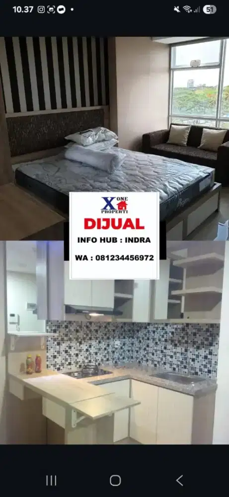 DIJUAL APARTEMEN GRAND SUNGKONO LAGOON, SURABAYA BARAT