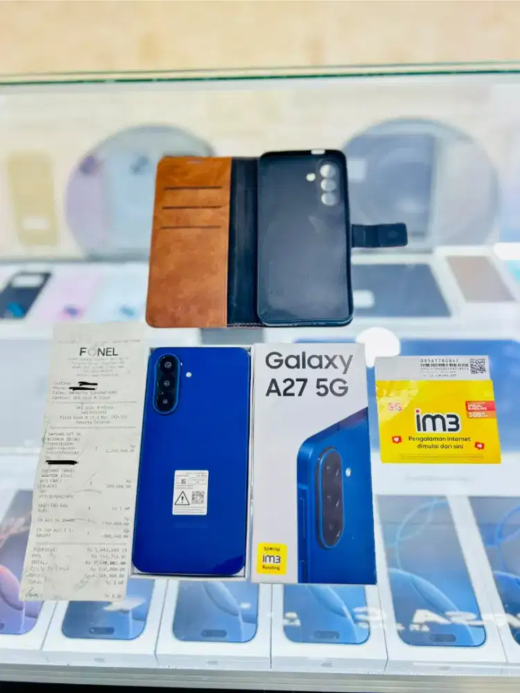 Samsung A27 Blue 5G 8/256GB Resmi SEIN Baru pakai seminggu