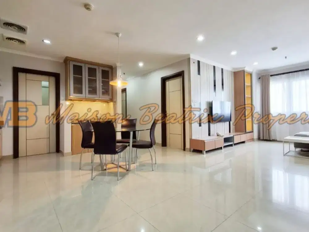 DIJUAL/DISEWAKAN APARTEMEN 3BR FULL FURNISH LOKASI STRATEGIS DI APT. PERMATA SENAYAN - JAKARTA PUSAT
