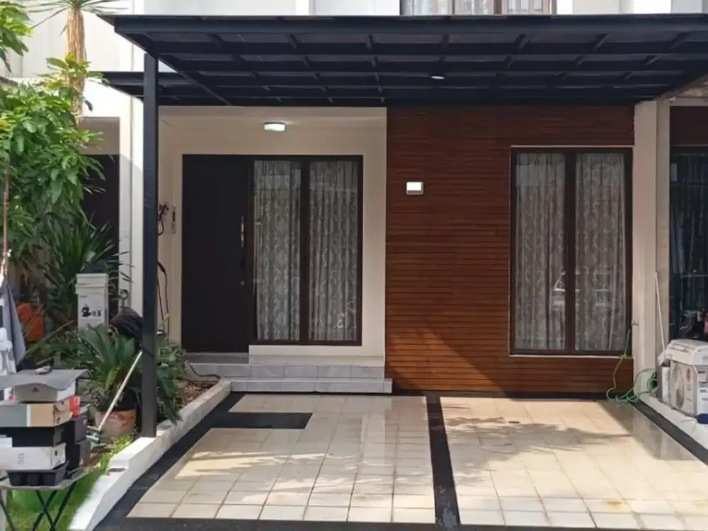 Dijual rumah murah bagus 2 lantai di Cluster Shinano Jakarta Garden City Jakarta Timur siap huni minimalis modern