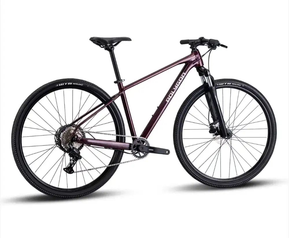 sepeda urban hybrid polygon heist 2.0 2027 size S warna purple