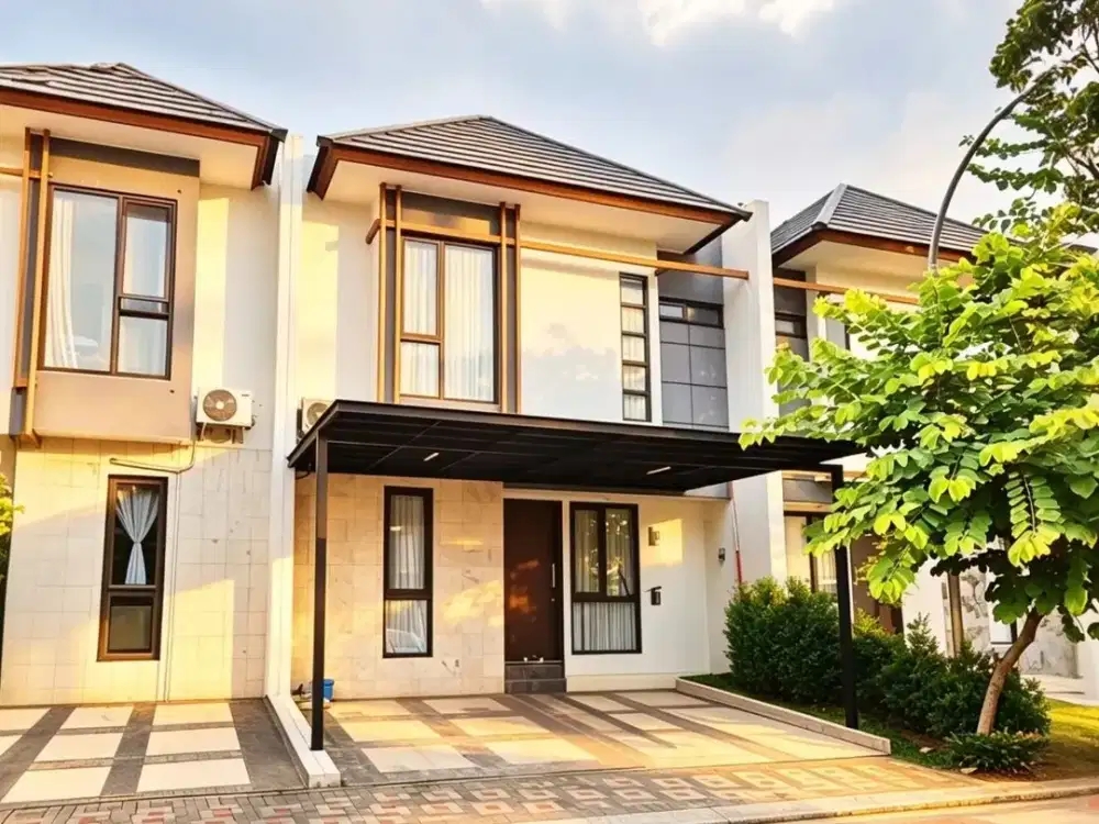 Rumah Dijual Depan Taman di Kireina Park BSD City