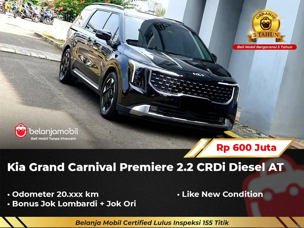 [GARANSI 5TH LOMBARDI SEAT] Kia Grand Carnival Premiere 2023/2024/2025