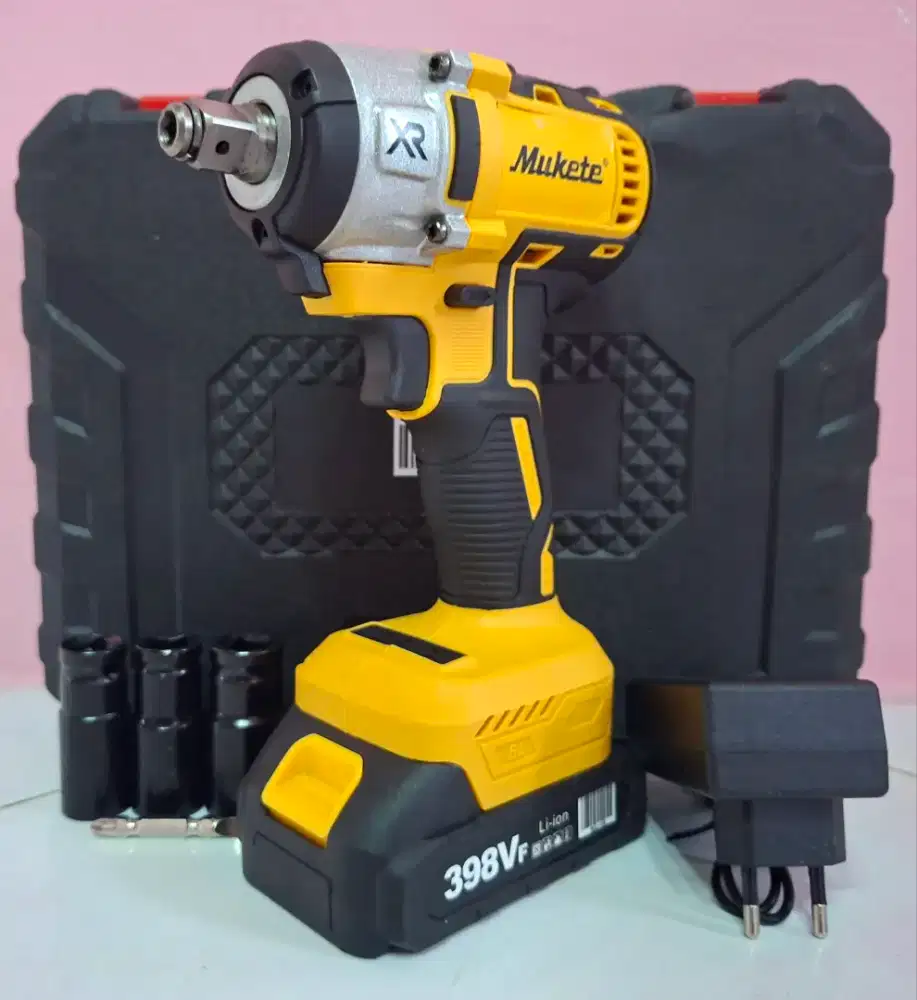 Mesin buka baut cordless impact wrench brushless 700nm batere lithium