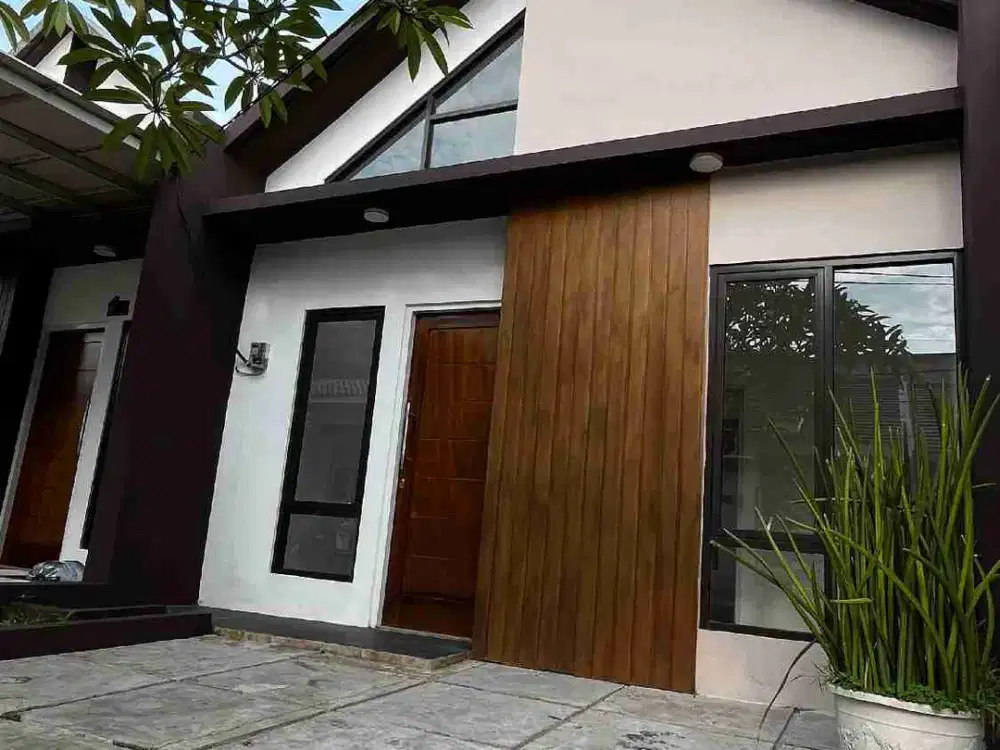 dijual rumah siap huni model scandinavian lokasi strategis dekat Cibubur akses tol