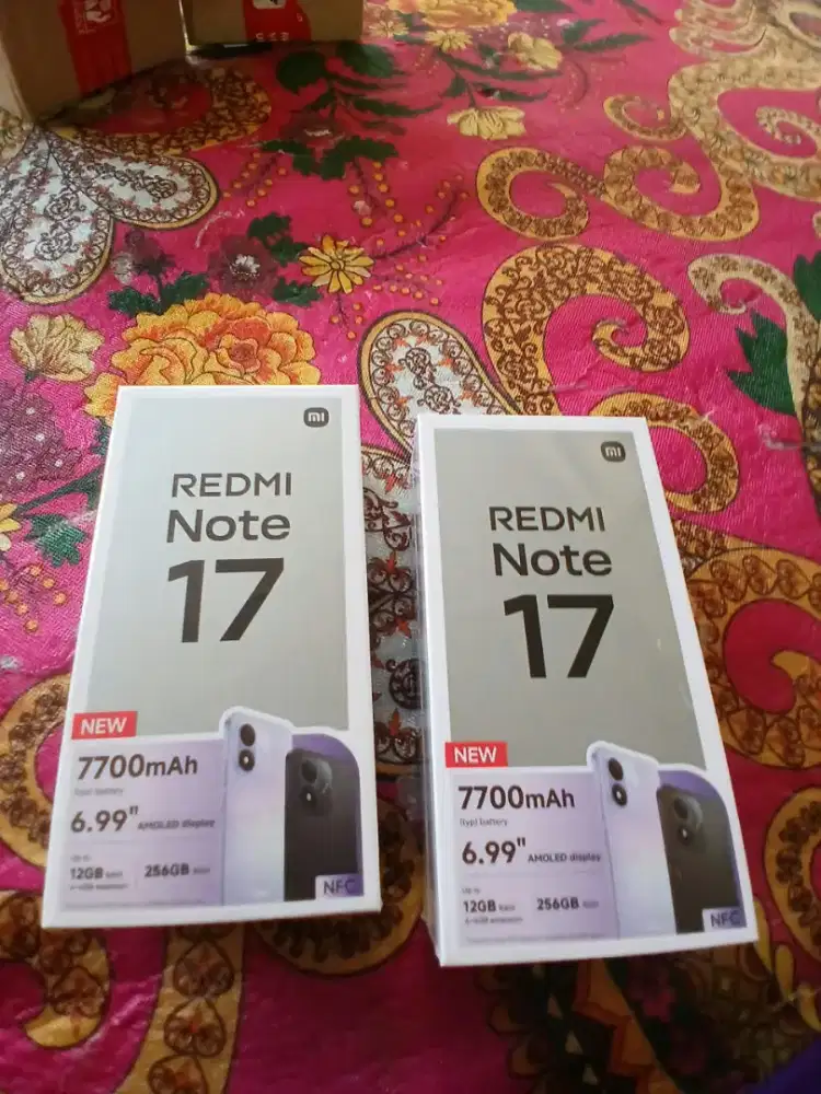 Redmi note 17 4G segel 6/256