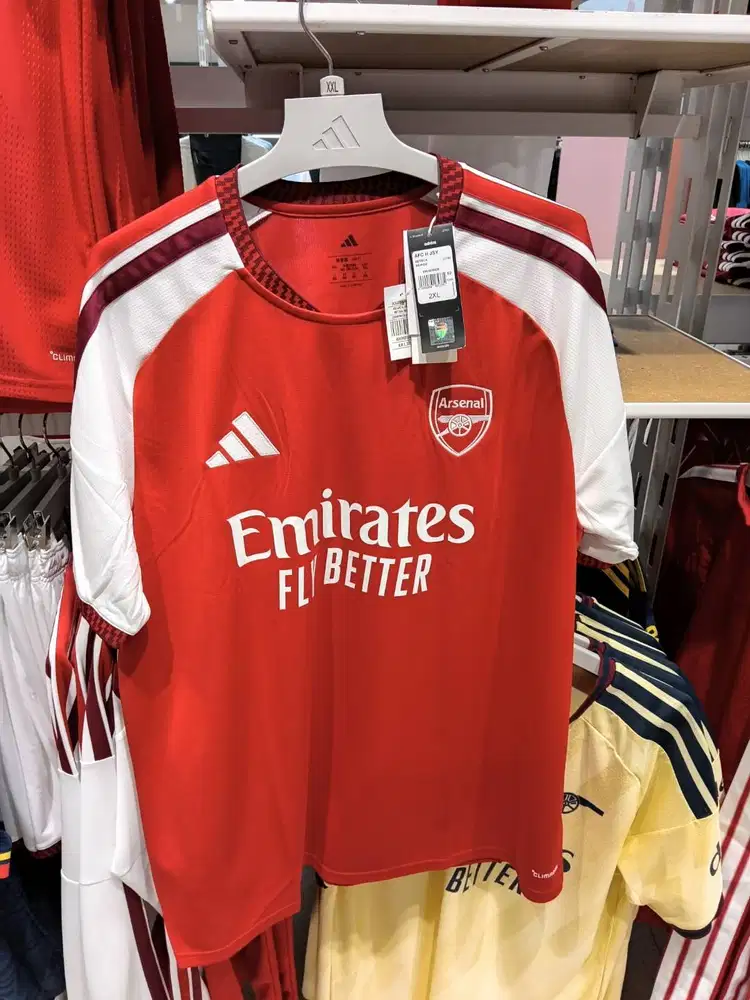 Jersey Original Arsenal Home 2026/2027 Size L & XL & XXL