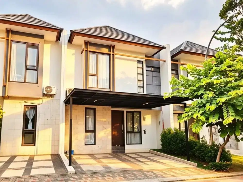 HARGA BAGUS! RUMAH KIREINA PARK BSD DEPAN TAMAN