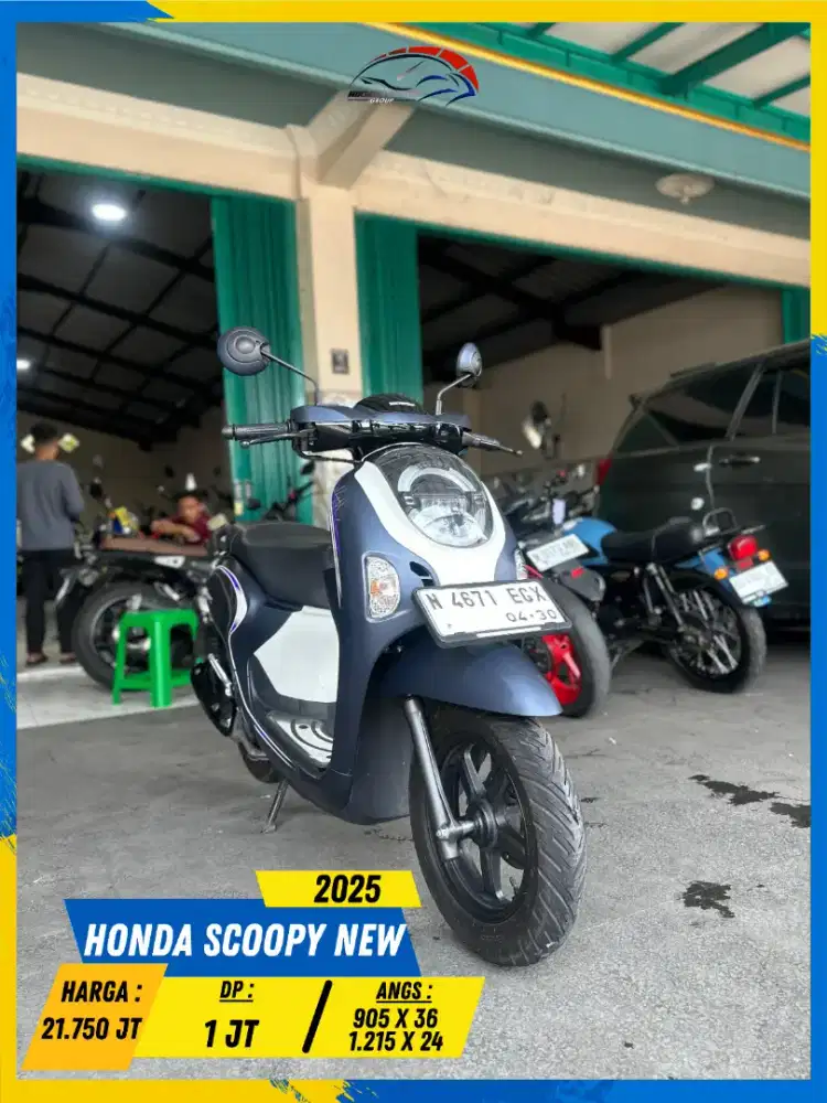 HONDA SCOOPY NEW 2025 BEKAS RASA BARU HIKMAH MOTOR KEPUH MALANG