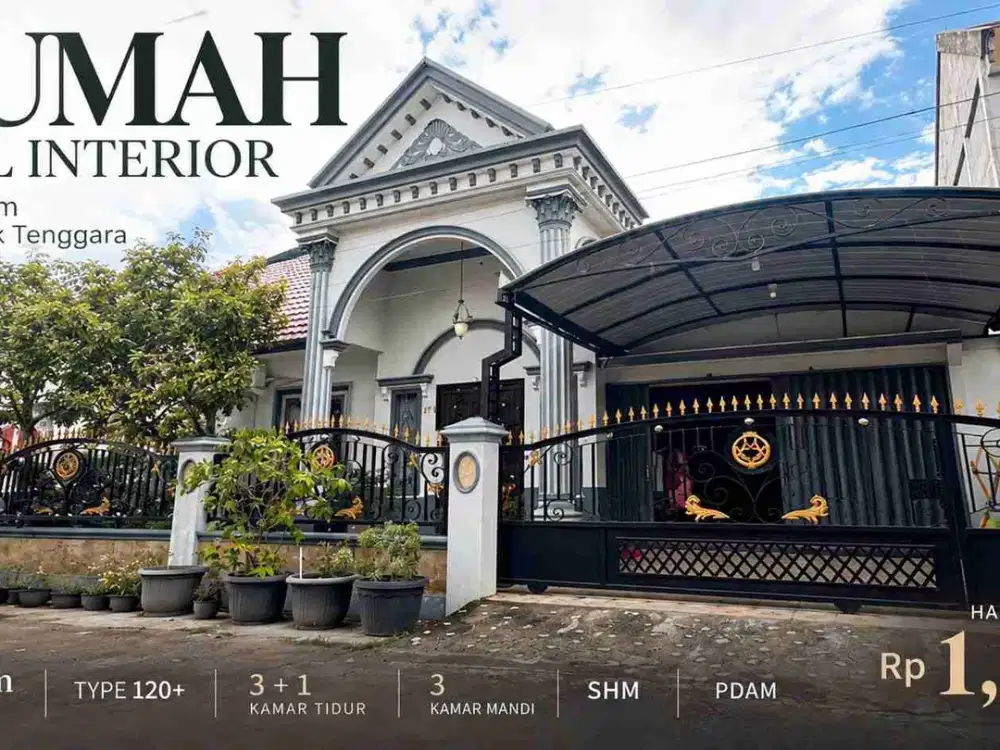 Rumah Siap Huni Full Interior, SHM, 216m² – Jl. Serdam