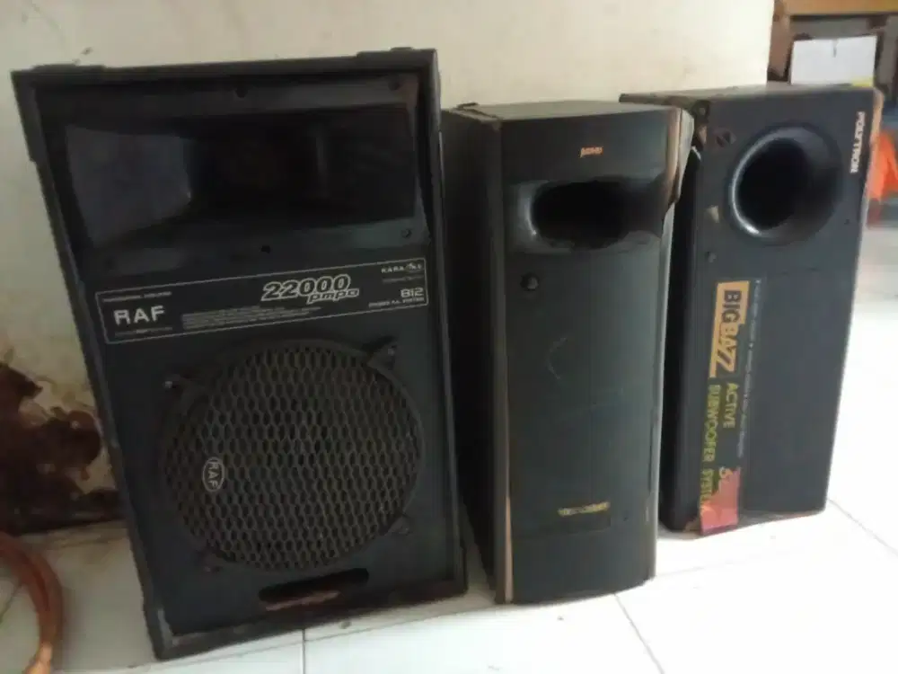 Speker karaoke & subwoofer