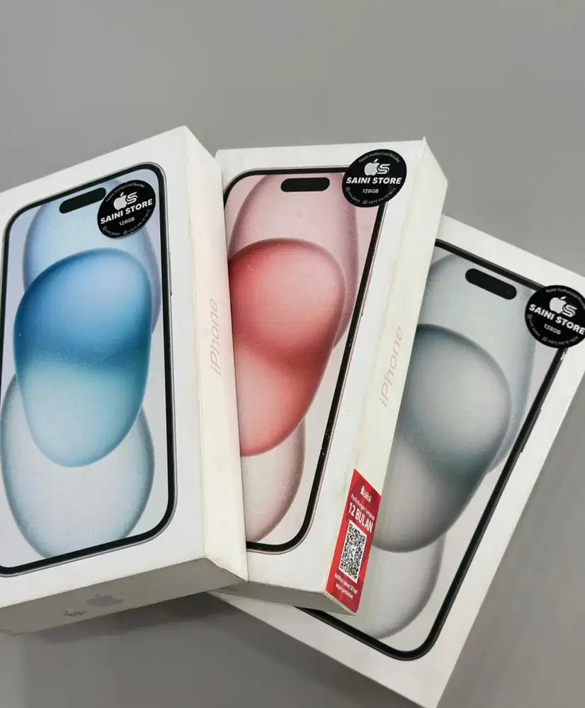 Iphone 15 128gb new resmi ibox