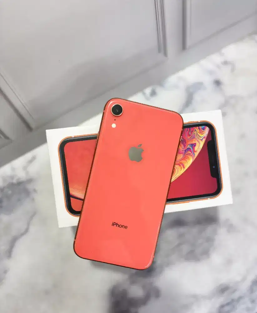 iphone XR 128GB orange lengkap