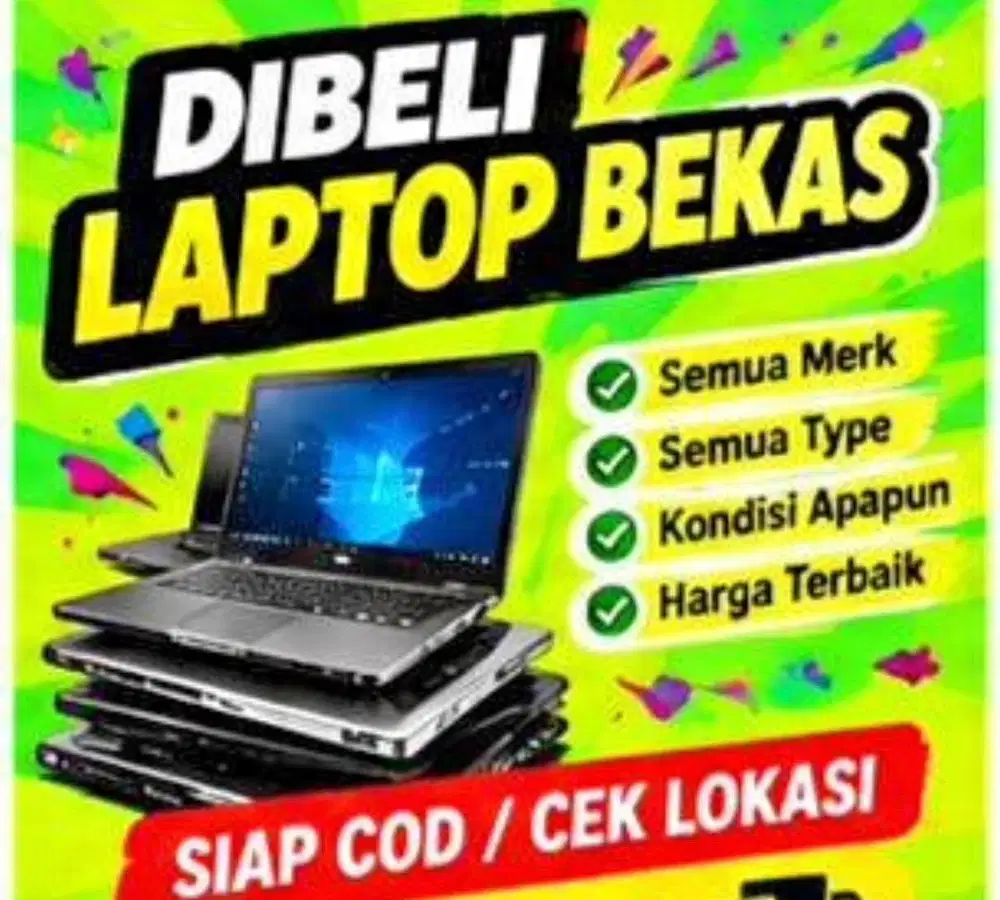 Terima laptop bekas rusak rusak