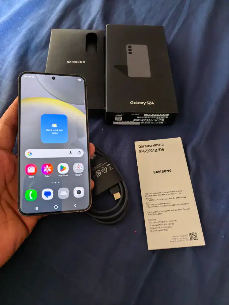Samsung S24 8/256 sein Fullset ori bisa tt handphone