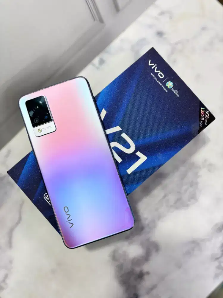 vivo V21 5G 8/128 ungu lengkap