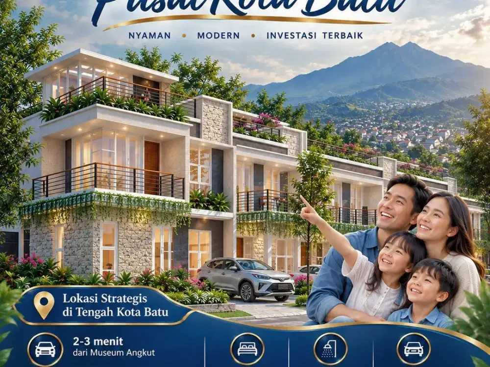 HUNIAN MODERN LOKASI STRATGEIS DI PUSAT KOTA BATU