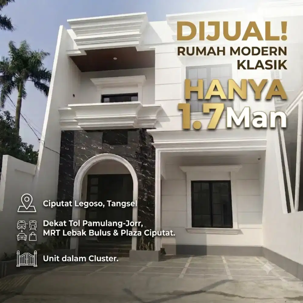 Rumah Mewah Harga Diskon nett September Turun Harga