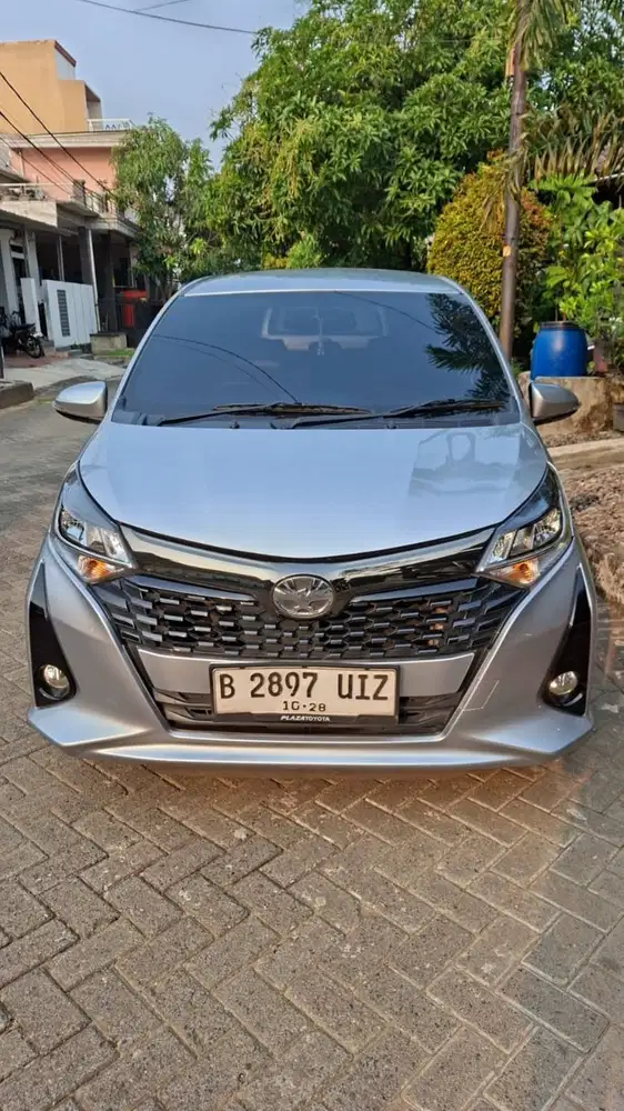 DIJUAL TOYOTA CALYA  1.2 MANUAL WARNA SILVER TAHUN 2023