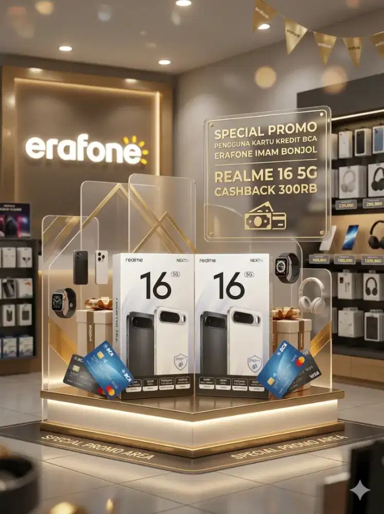 special promo bank realme 16 5G Erafone imam bonjol