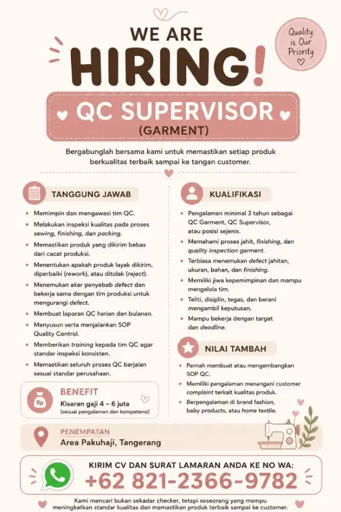 ADMIN  WARE HOUSE & SUVERVISOR