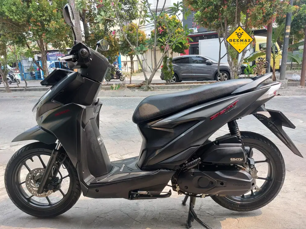 (DP 700 Rb)‼️ Honda New Beat Deluxe CBS ISS Hitam 2024 Cash / Kredit