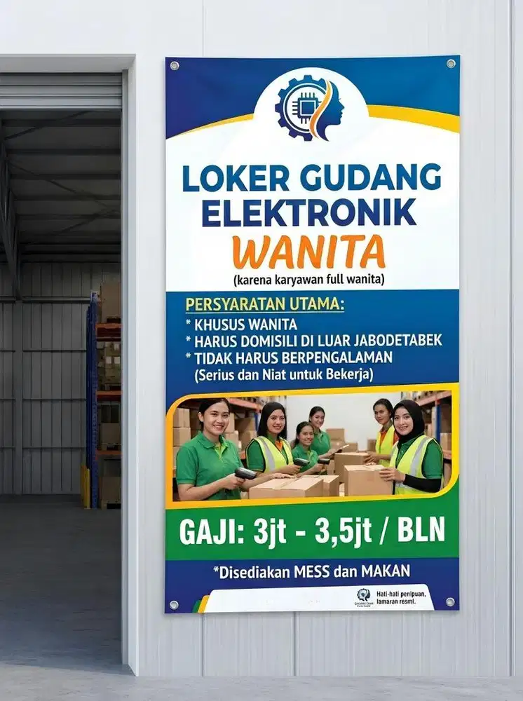 LOKER GUDANG KHUSUS CEWE