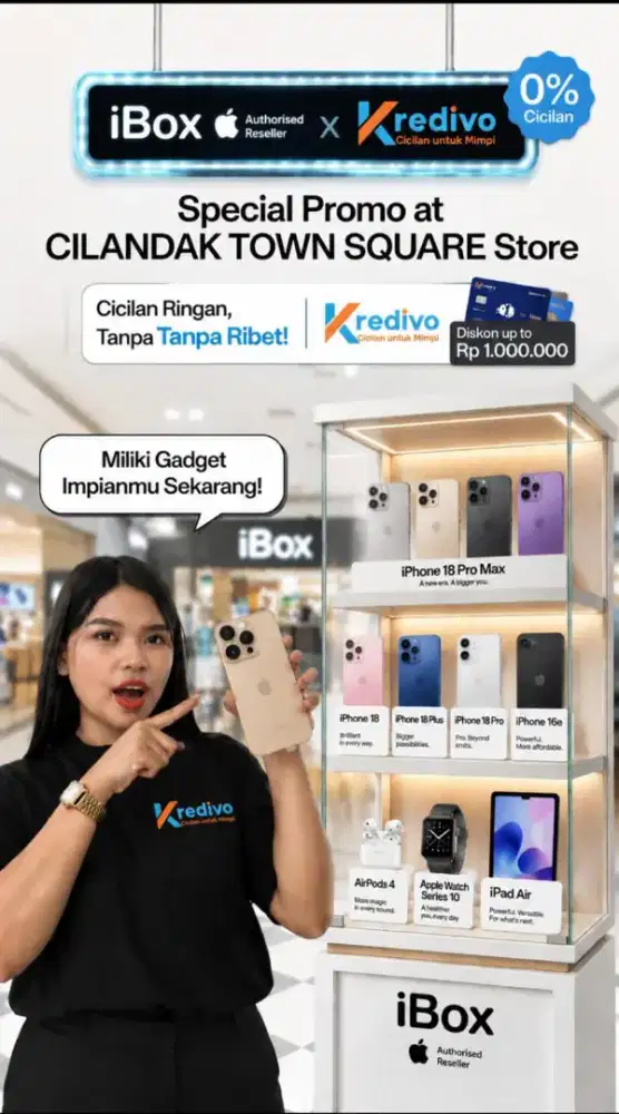 Cicilan iPhone 17 Promax 256 Cukup dengan KTP aja