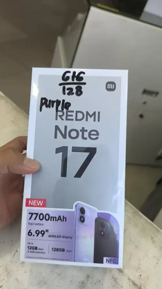 Terbaru Redmi Note17 ram 6+6/128