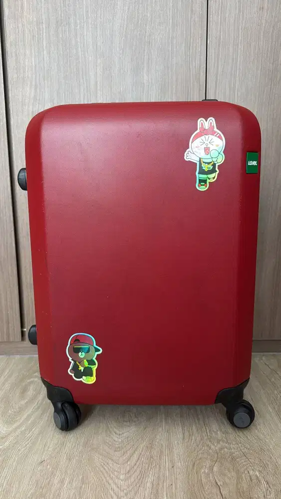 Lojel Voja Hardshell Carry-On Cabin Luggage Red Original