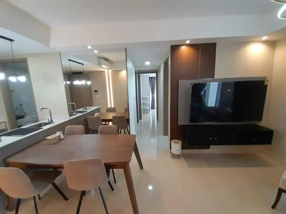 Sewa Apartemen Gold Coast PIK 2BR Full Balkon Ocean View Brand New