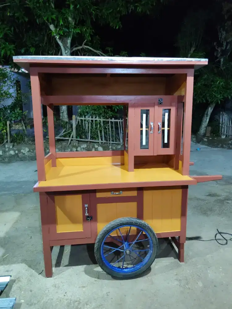 Promo Gerobak Mie Ayam jg Melayani Pesanan Grobak Bakso Bubur Sate dlL