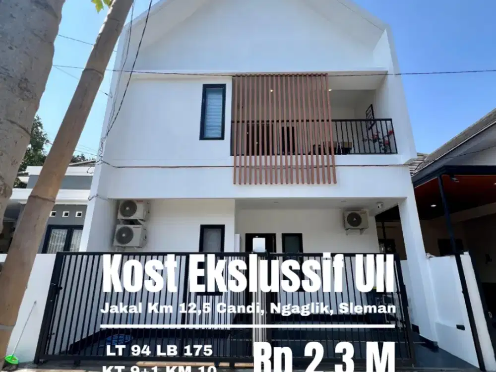 kost ekslussif 9 kamar dekat Uii bangunan baru