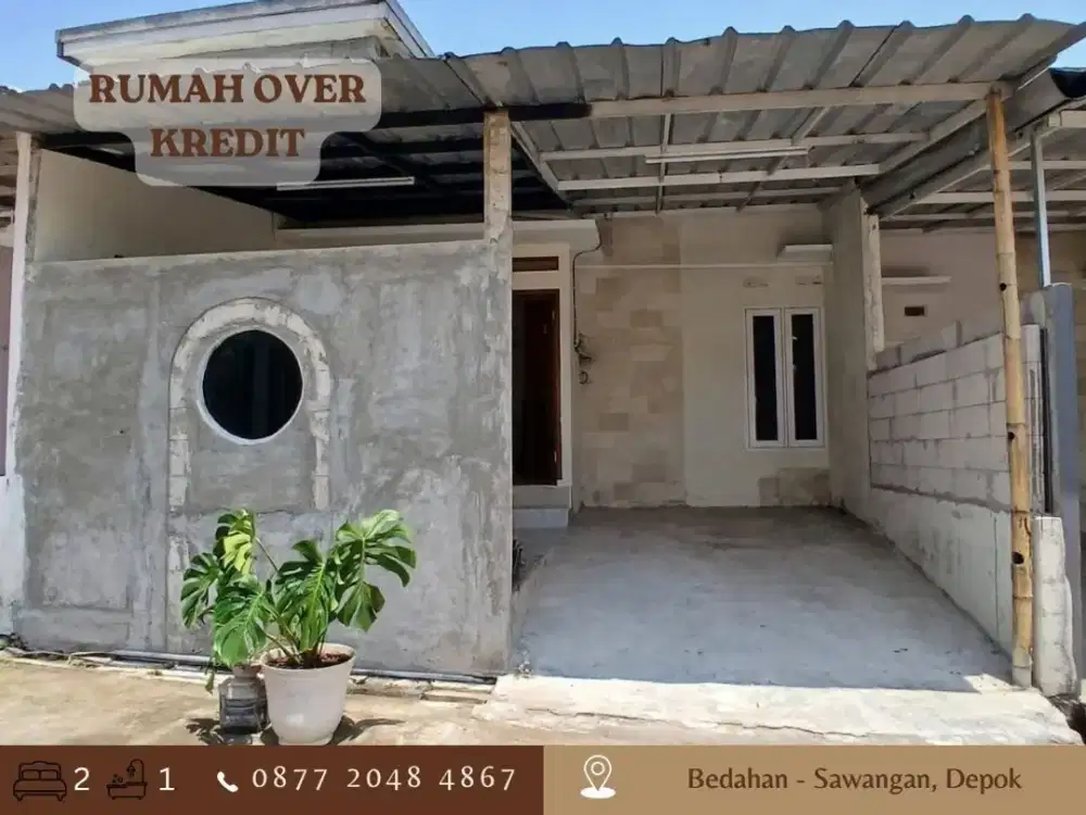 Rumah OVER KREDIT 75JT Bedahan Sawangan Depok dekat Tol