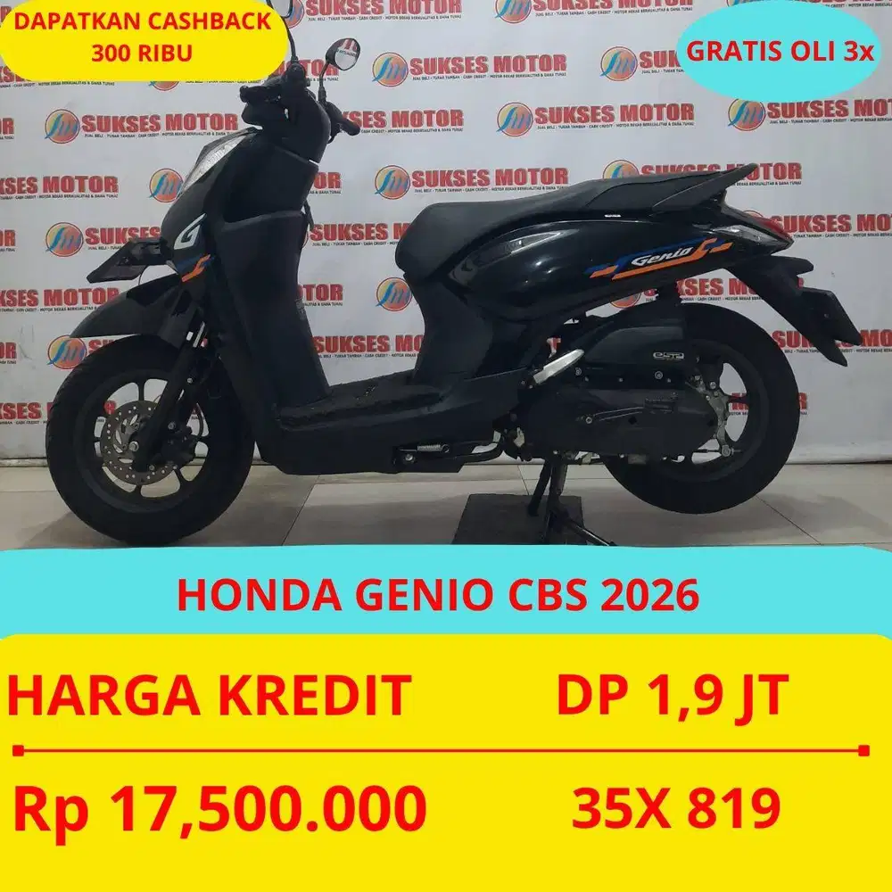 HONDA GENIO CBS 2026 DP MURAH 1,9 JUTA GUYSS