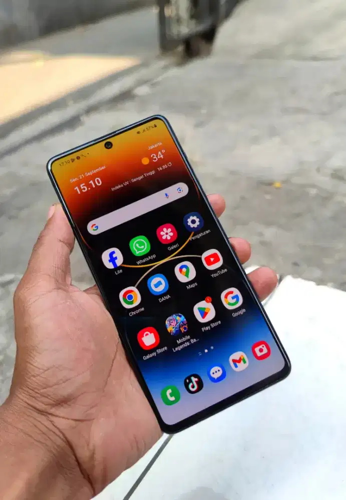 Samsung A71 mulus apik siap pakai