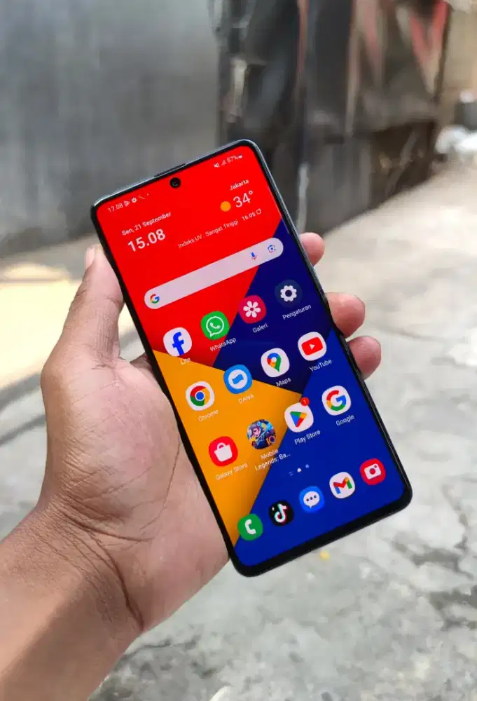 Samsung A71 mulus apik siap pakai
