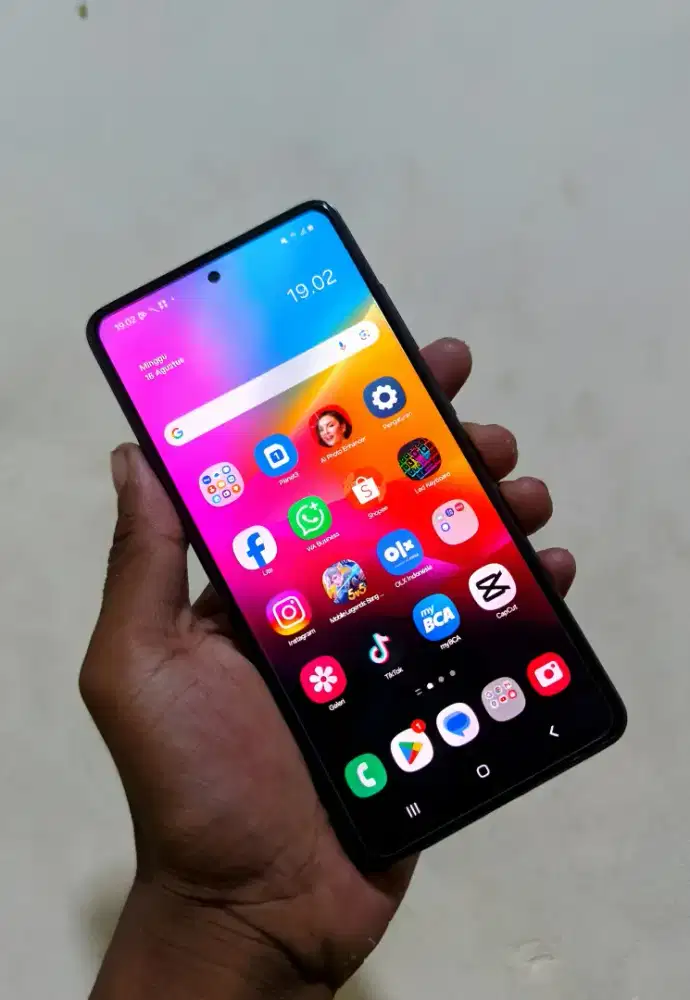 Samsung A71 mulus apik siap pakai