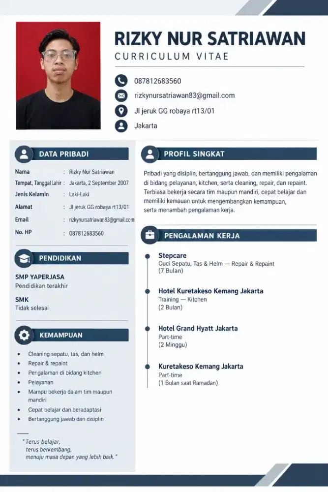 Mencari pekerjaan