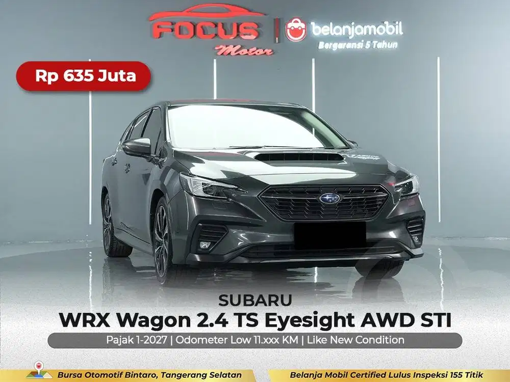 [GARANSI 5TH AWD KM 11RB] Subaru WRX Wagon TS Eyesight 2022/2023/2024