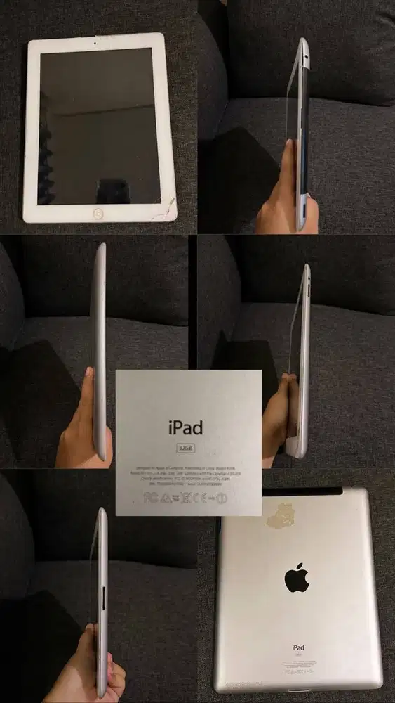 iPad 32GB Apple A1396 - Mati/Lama Tidak Dipakai, Jual Apa Adanya