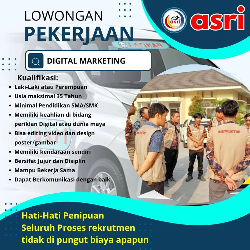 Di butuhkan segera Digital Marketing