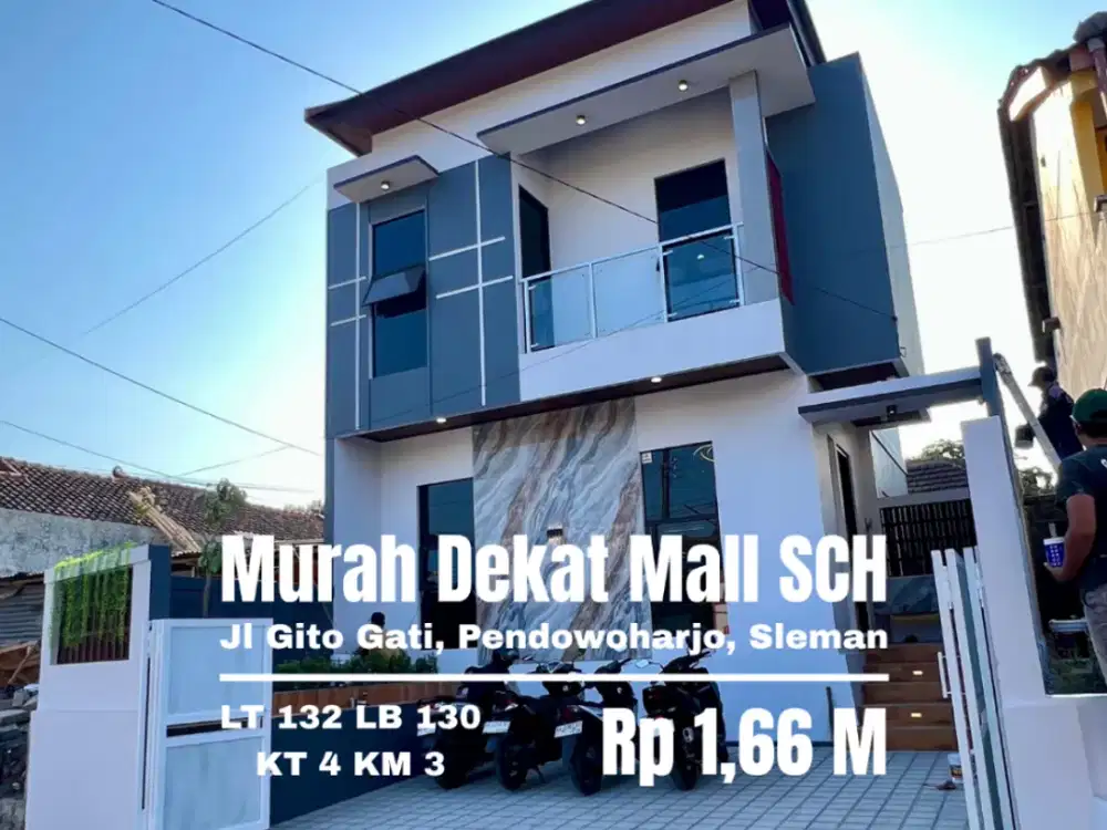 Rumah Baru Mewah Murah dekat SCH Mall Jl Gito gati