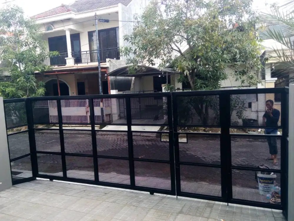 jasa pembuatan pagar kanopi tangga reling dll