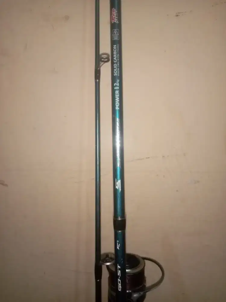 joran dan reel Go strike versus
