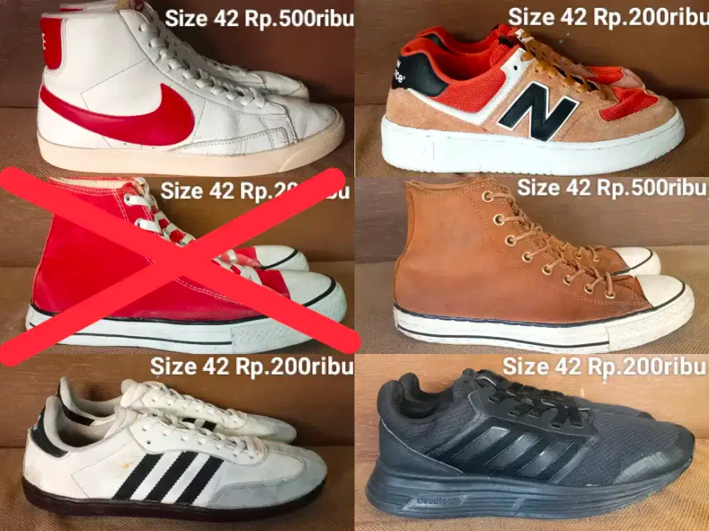 Sepatu casual size 42