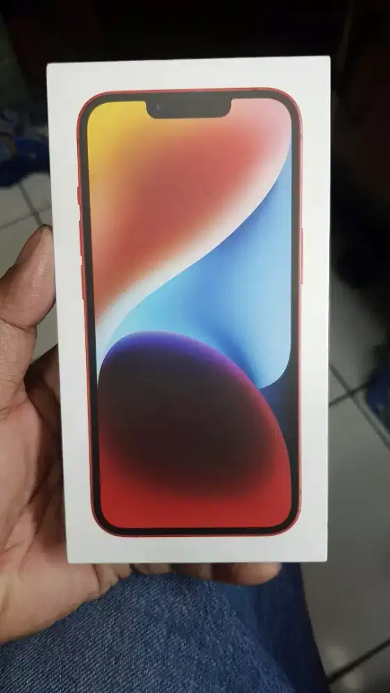 New iphone 14 256gb resmi ibox warna merah