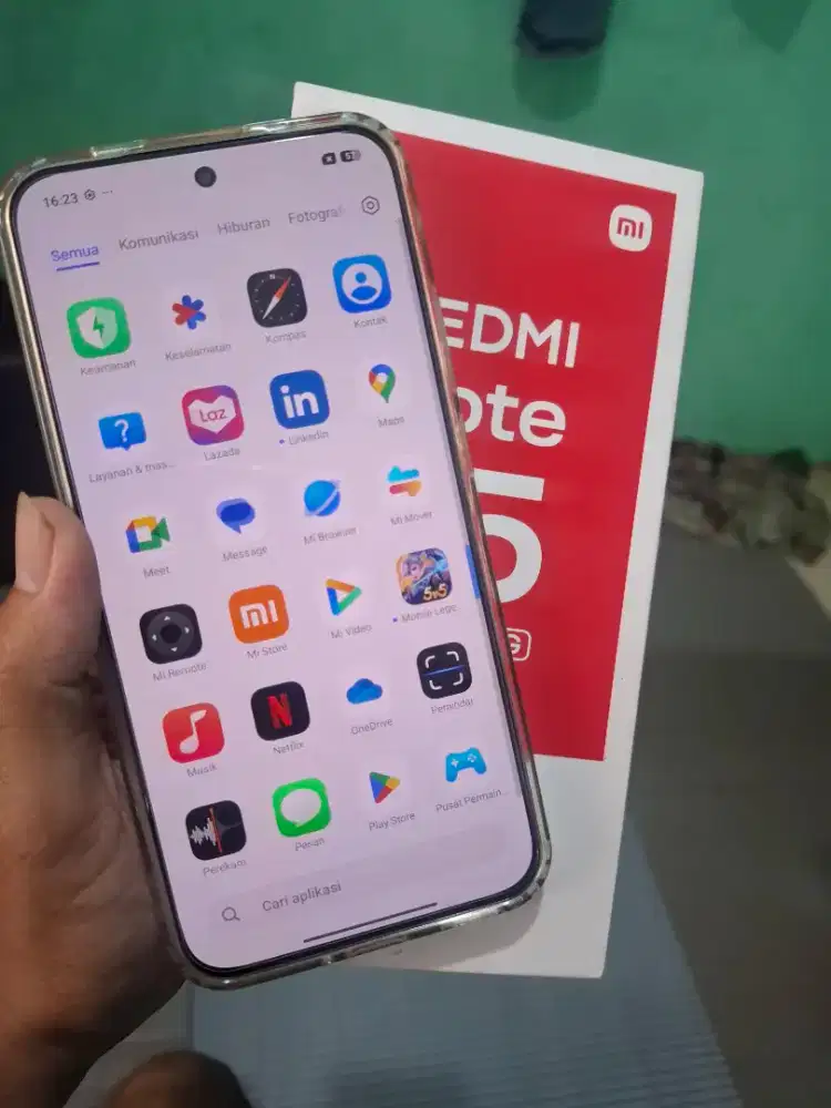 Redmi note 15 pro 5g ram 8+8/256 fulset mulus