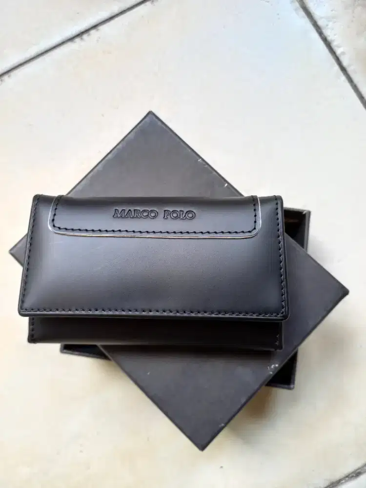 BARU: Dompet Kunci  Italia MARCO POLO Original - Hitam